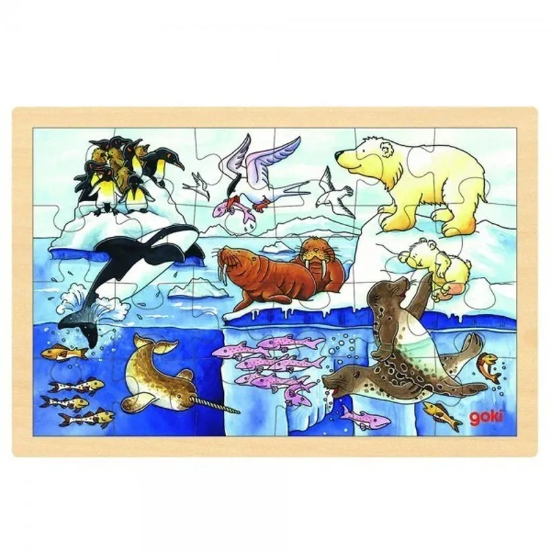 Puzzle-uri si incastre - Puzzle Viata polara