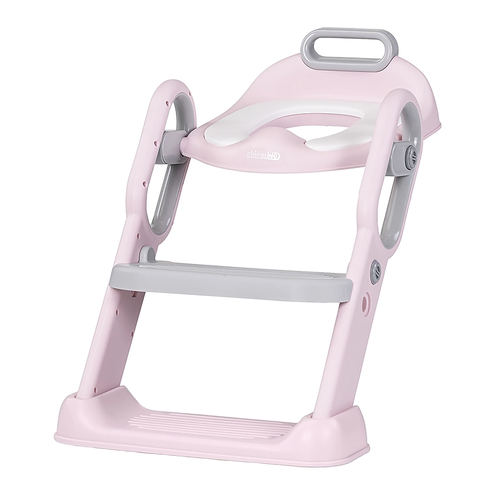 Sanatate si ingrijire - Reductor toaleta cu scara Chipolino Flippy, Pink