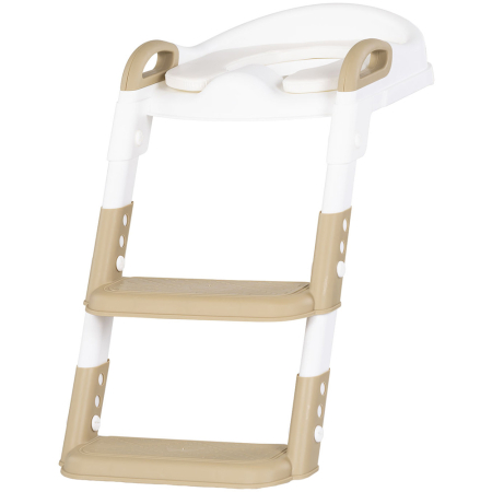 Olite si reductoare toaleta - Reductor toaleta cu scara Chipolino Kiddy, Latte