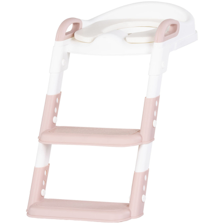 Olite si reductoare toaleta - Reductor toaleta cu scara Chipolino Kiddy, Pink