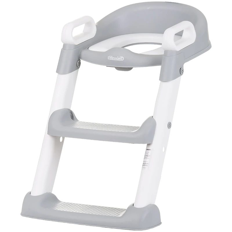 Sanatate si ingrijire - Reductor toaleta cu scara Chipolino Skippy, Grey