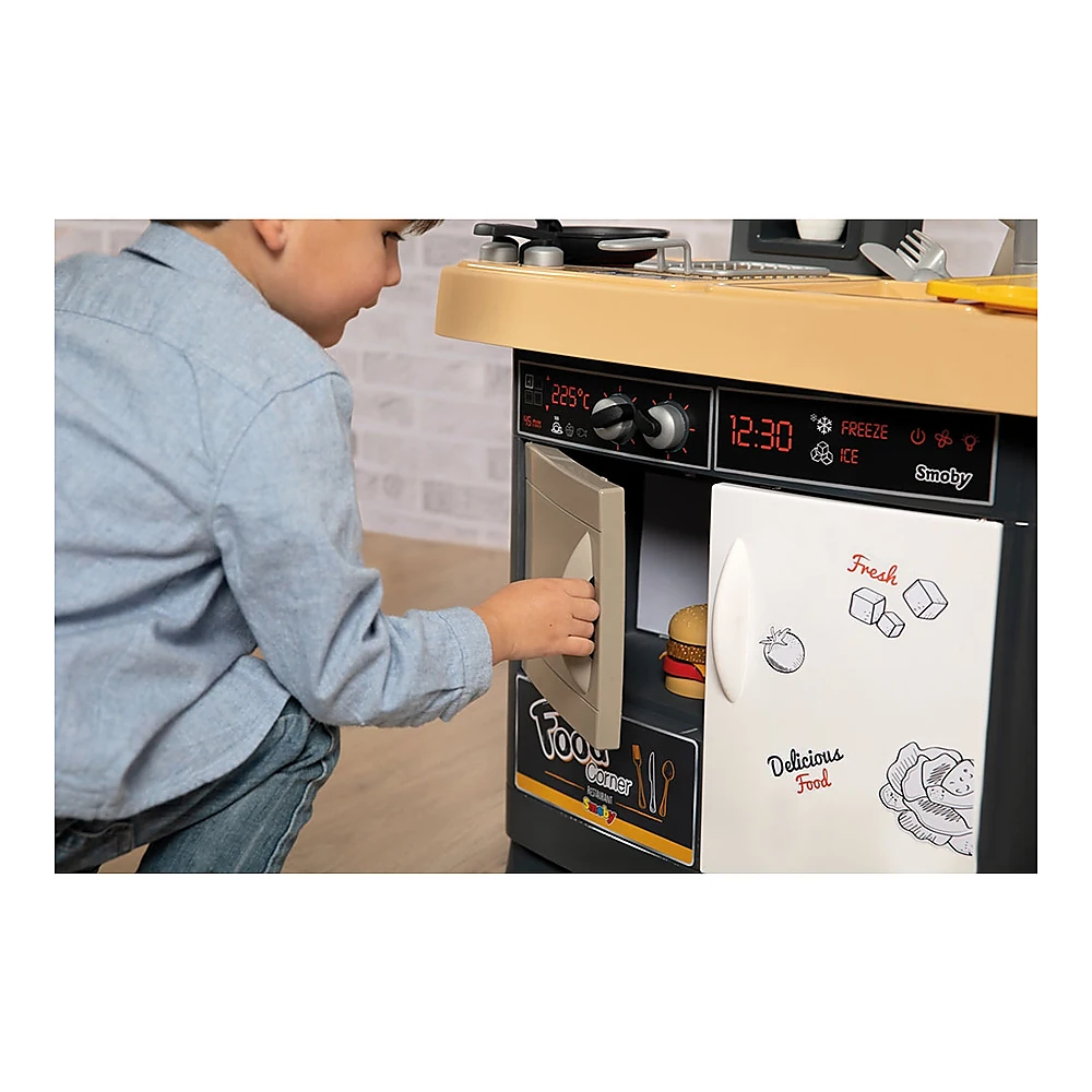 Restaurant pentru copii Smoby Food Corner negru [12]