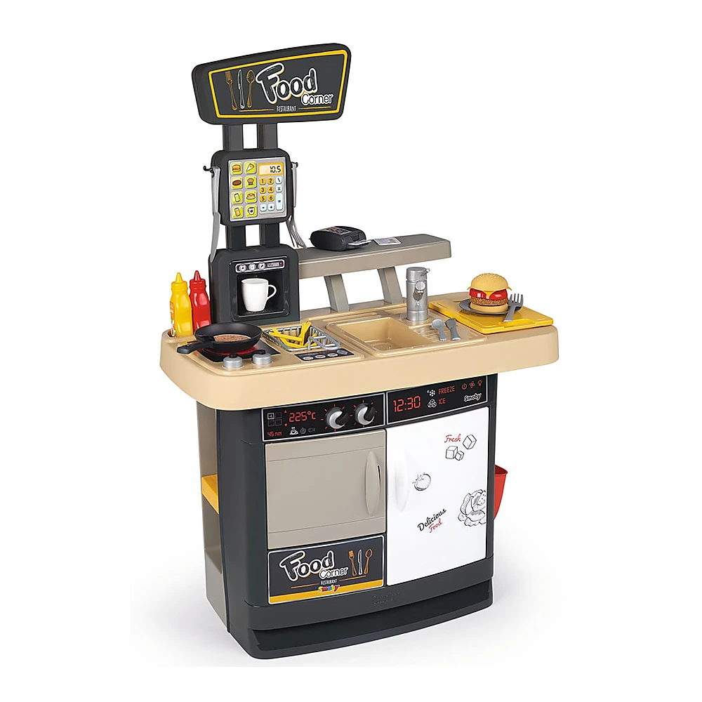 Restaurant pentru copii Smoby Food Corner negru [1]