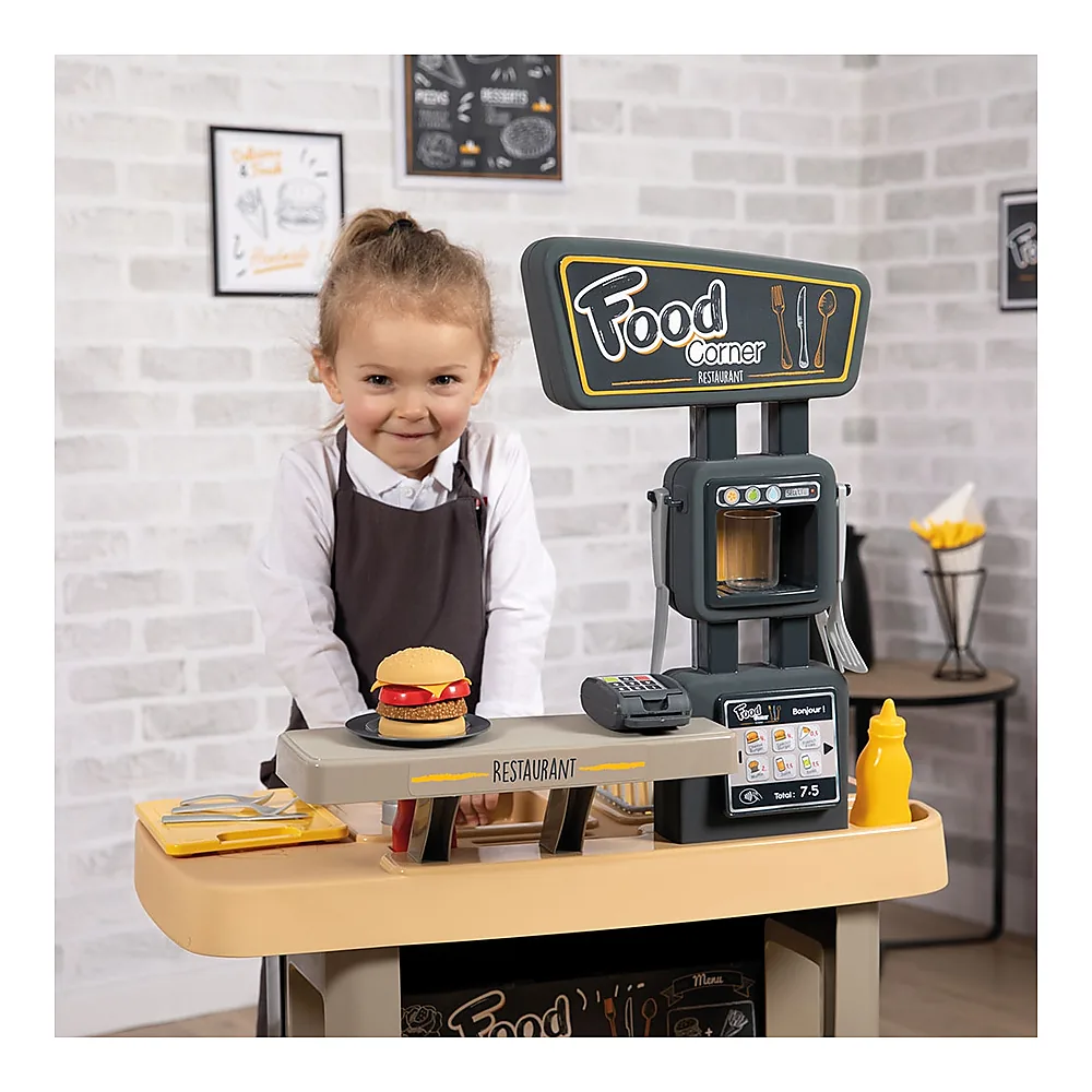 Restaurant pentru copii Smoby Food Corner negru [11]