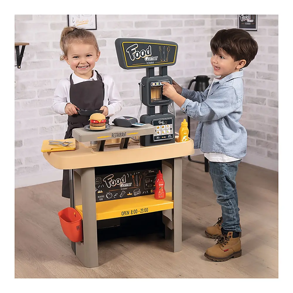 Restaurant pentru copii Smoby Food Corner negru [9]