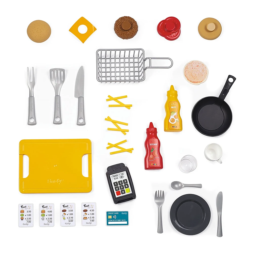 Restaurant pentru copii Smoby Food Corner negru [3]