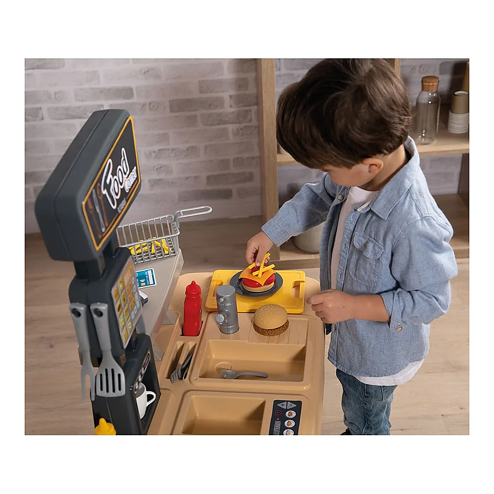 Restaurant pentru copii Smoby Food Corner negru [13]