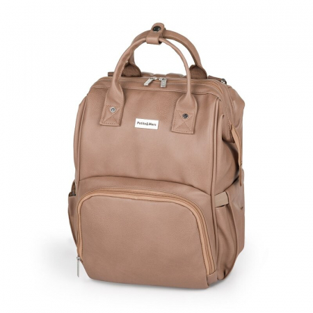 Genti pentru mamici - Rucsac pentru mamici, Petite&Mars, Jasper, 27 x 41 x 14 cm, Camel Beige