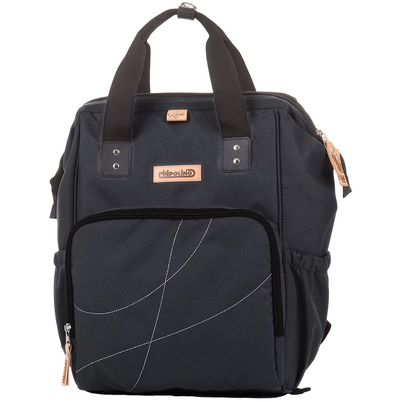 Pentru mami - Rucsac si gentuta de infasat Chipolino ebony