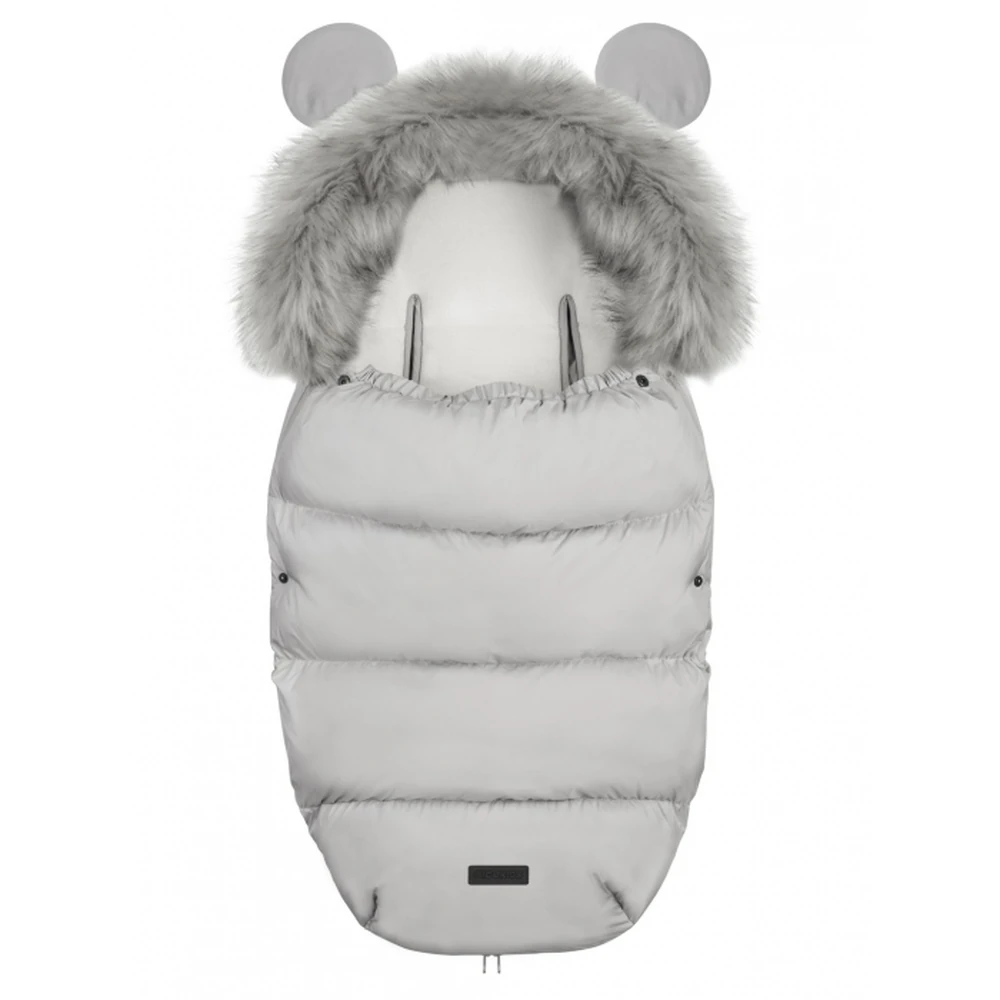 Saci de iarna pentru carucior - Sac de iarna 95 x 48 cm Ricokids Elmi - Gri deschis
