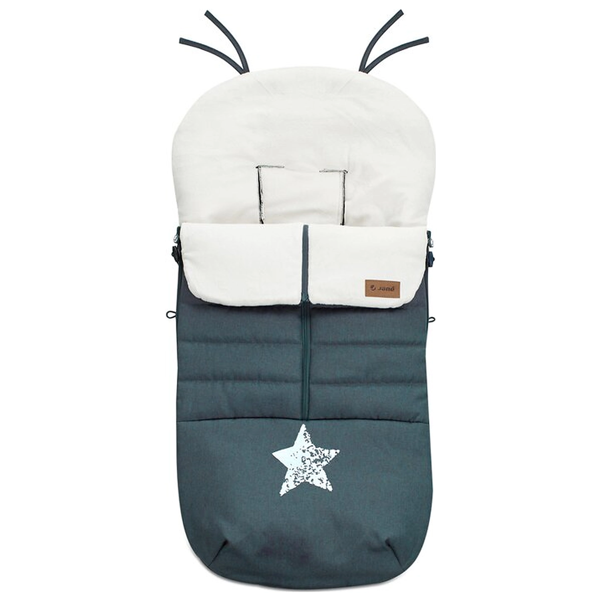 La plimbare - Sac de iarna, Jane, Nest, Pentru carucior, Universal, 95 x 46 cm, Material interior din fleece, Seal