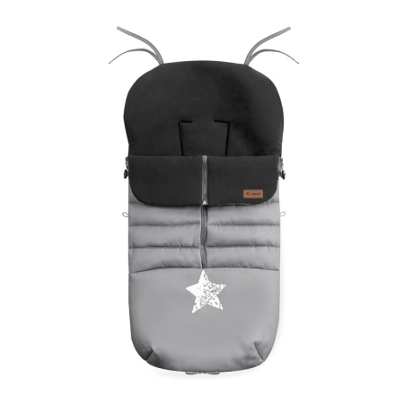 Saci de iarna pentru carucior - Sac de iarna, Jane, Nest, Pentru carucior, Universal, 95 x 46 cm, Material interior din fleece, Shadow