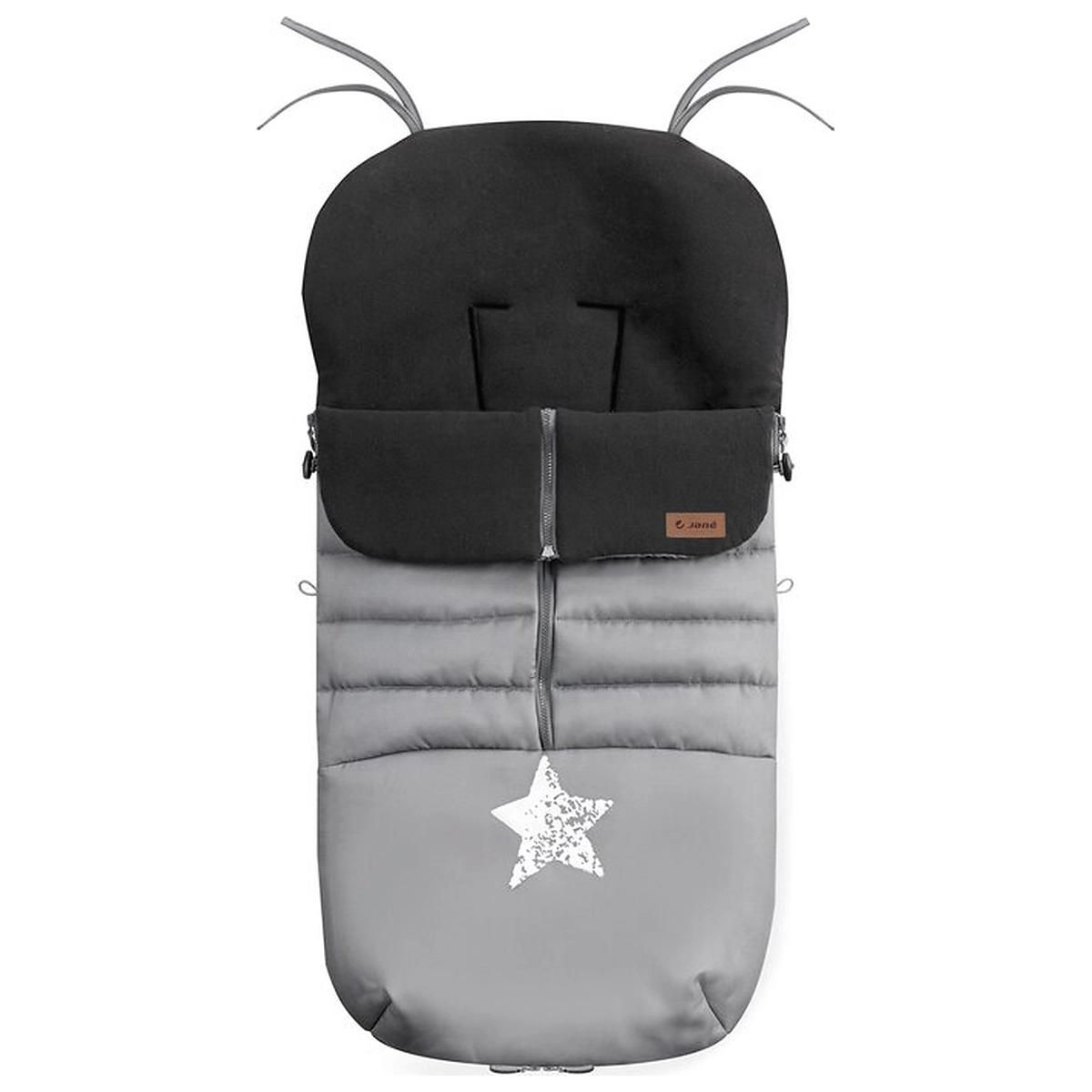 La plimbare - Sac de iarna, Jane, Nest, Pentru carucior, Universal, 95 x 46 cm, Material interior din fleece, Shadow