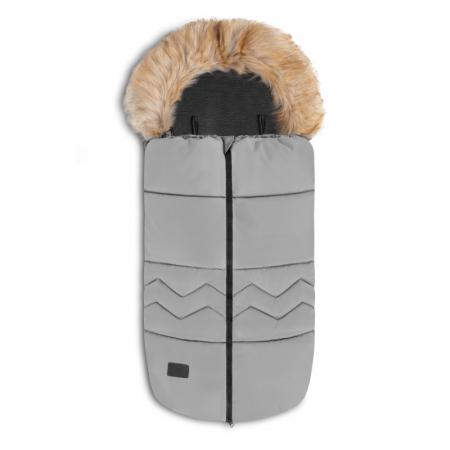 Saci de iarna pentru carucior - Sac de iarna, Lionelo, Frode, Pentru carucior, 90x45 cm, Impermeabil, Universal, Gri