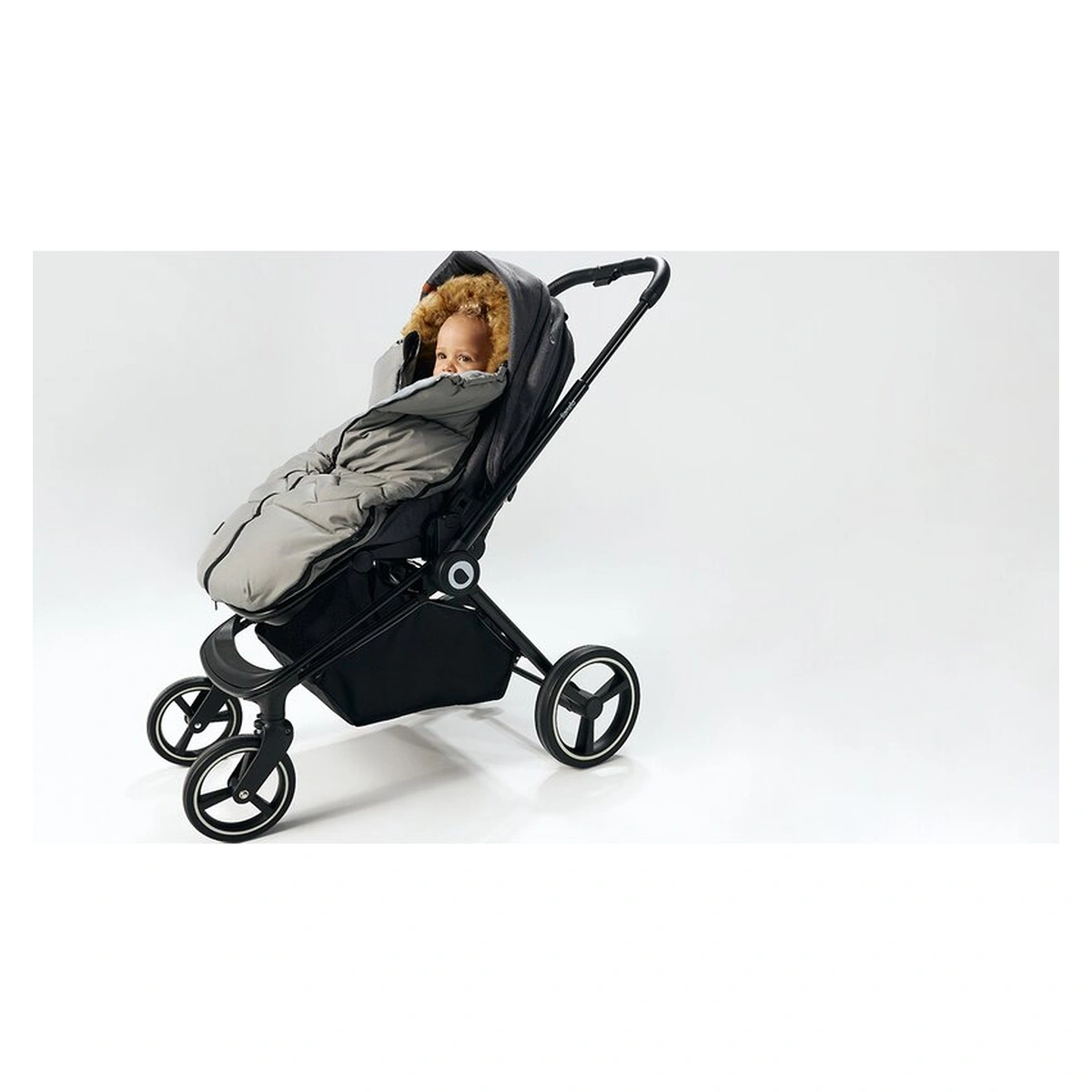 Sac de iarna pentru carucior Frode, 90x45 cm, Impermeabil, Universal, Negru Lionelo [18]