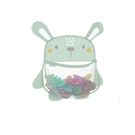 Jucarii - Saculet pentru jucariile de baie, Jane, Bunny, Mint