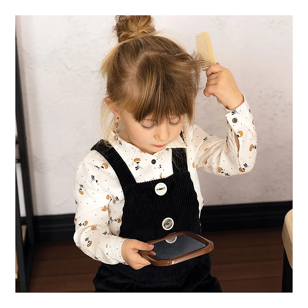 Salon coafura pentru copii Smoby Barber Shop, Barber and Cut negru [14]