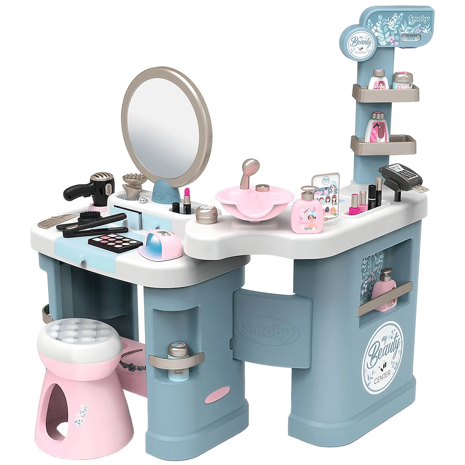 Salon de infrumusetare Smoby My Beauty Center cu accesorii Jucarii de rol - Salon de infrumusetare Smoby My Beauty Center cu accesorii