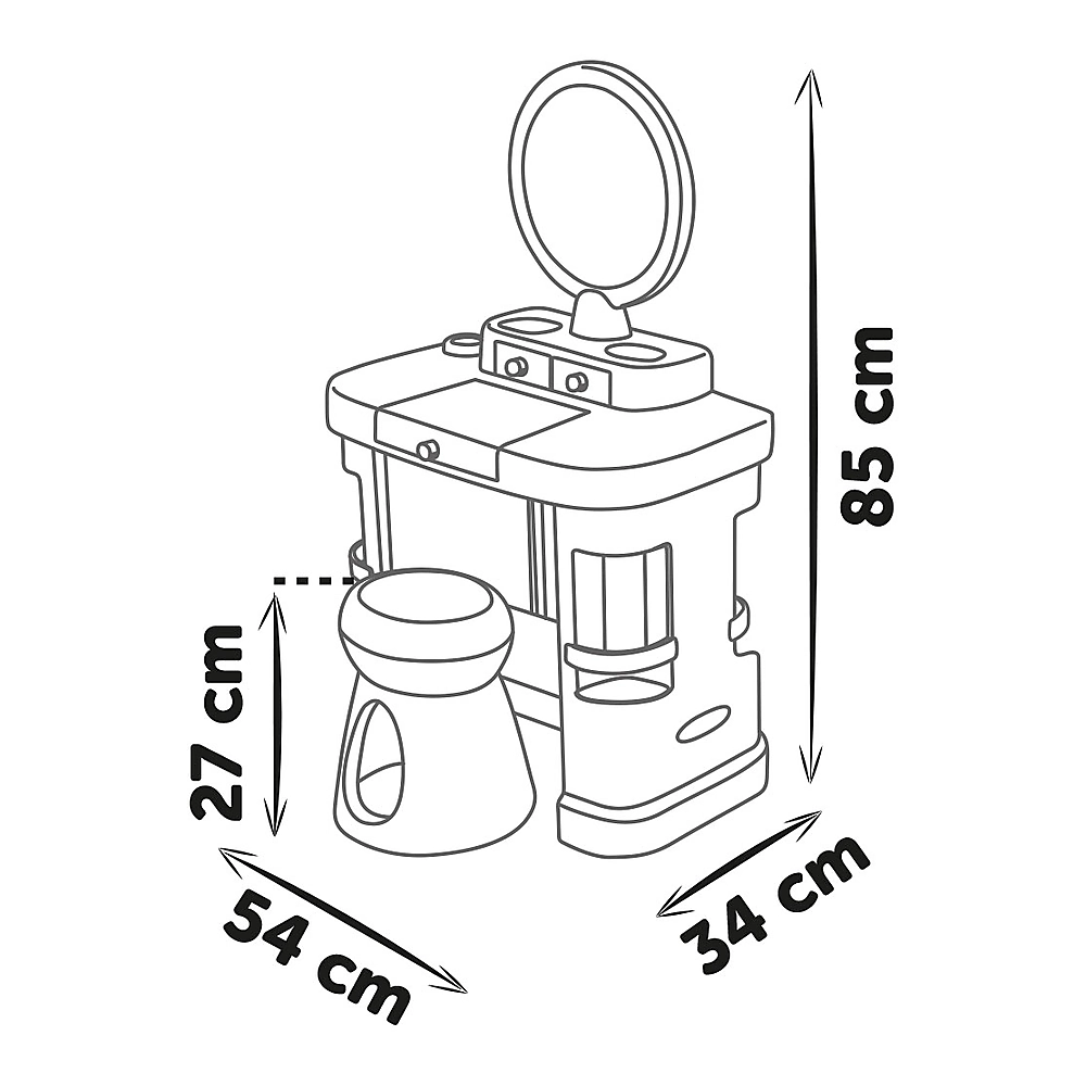 Salon de infrumusetare Smoby My Beauty Dressing Table cu accesorii [1]