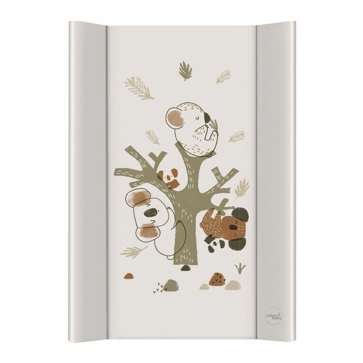 Saltelute de infasat - Saltea de infasat, Ceba Baby, Basic, 50x70 cm, Atasabila la patut, Fara BPA, 0 luni+, Koala