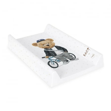 Saltea de infasat, Ceba Baby, Confort, 50x70 cm, Atasabila la patut, Fara BPA, 0 luni+, Fluffy Puffy Bart [1]