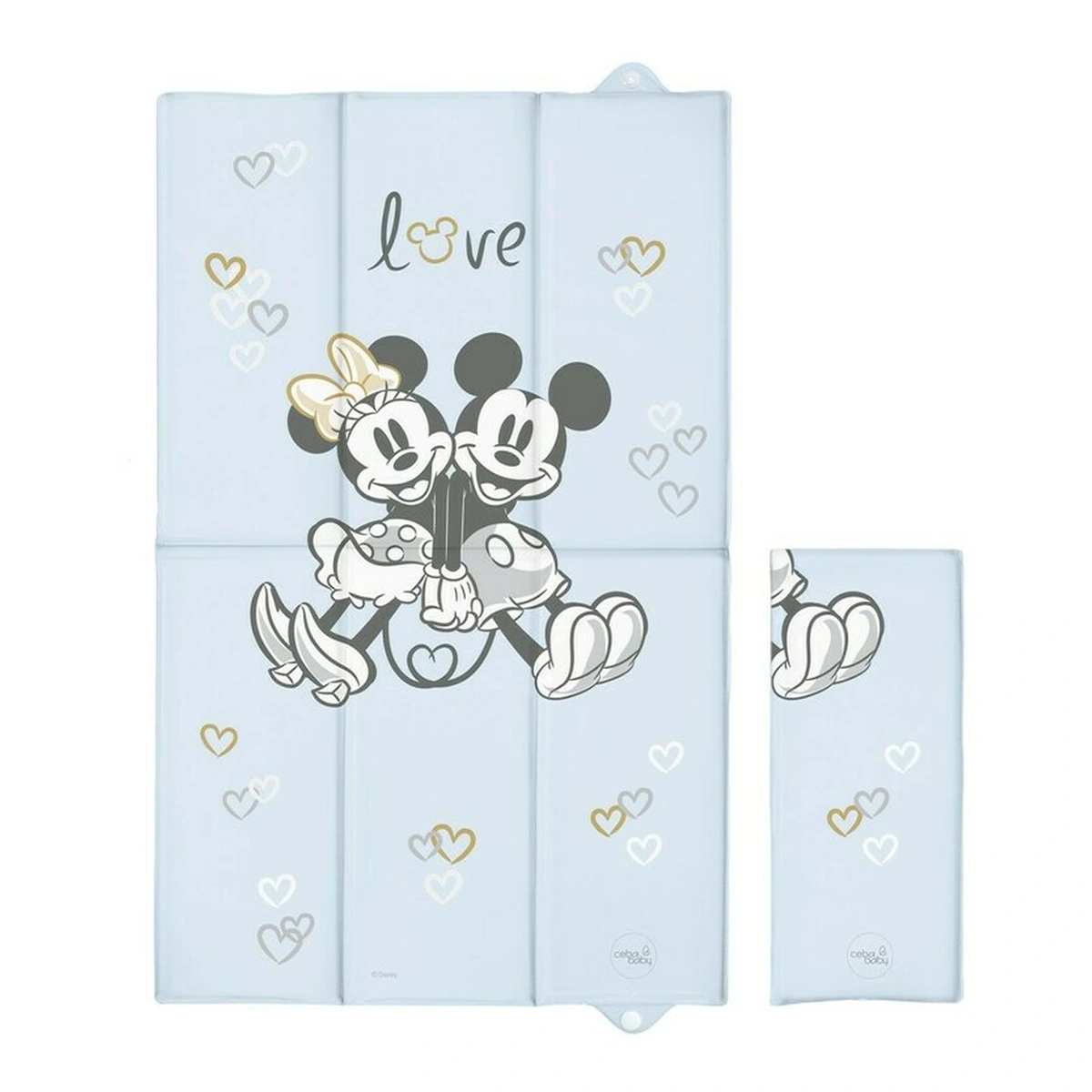 Saltelute de infasat - Saltea de infasat, Ceba Baby, Disney, Pliabila, 50 x 80 cm, Minnie & Mickey Blue