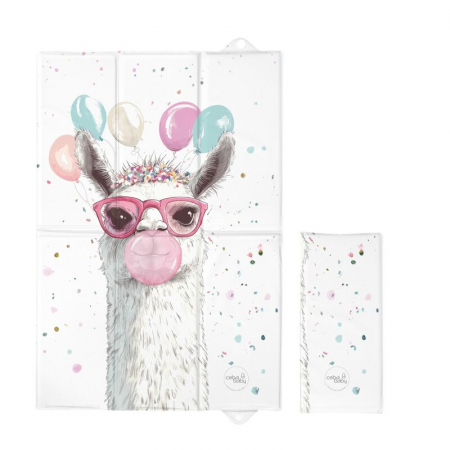 Sanatate si ingrijire - Saltea de infasat, Ceba Baby, Pliabila, 60 x 40 cm, Crazy Lama