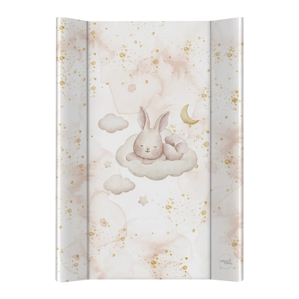 Saltelute de infasat - Saltea de infasat, Ceba Baby, Ultra Light, 50x70 cm, Atasabila la patut, Fara BPA, 0 luni+, Sleepy Bunny