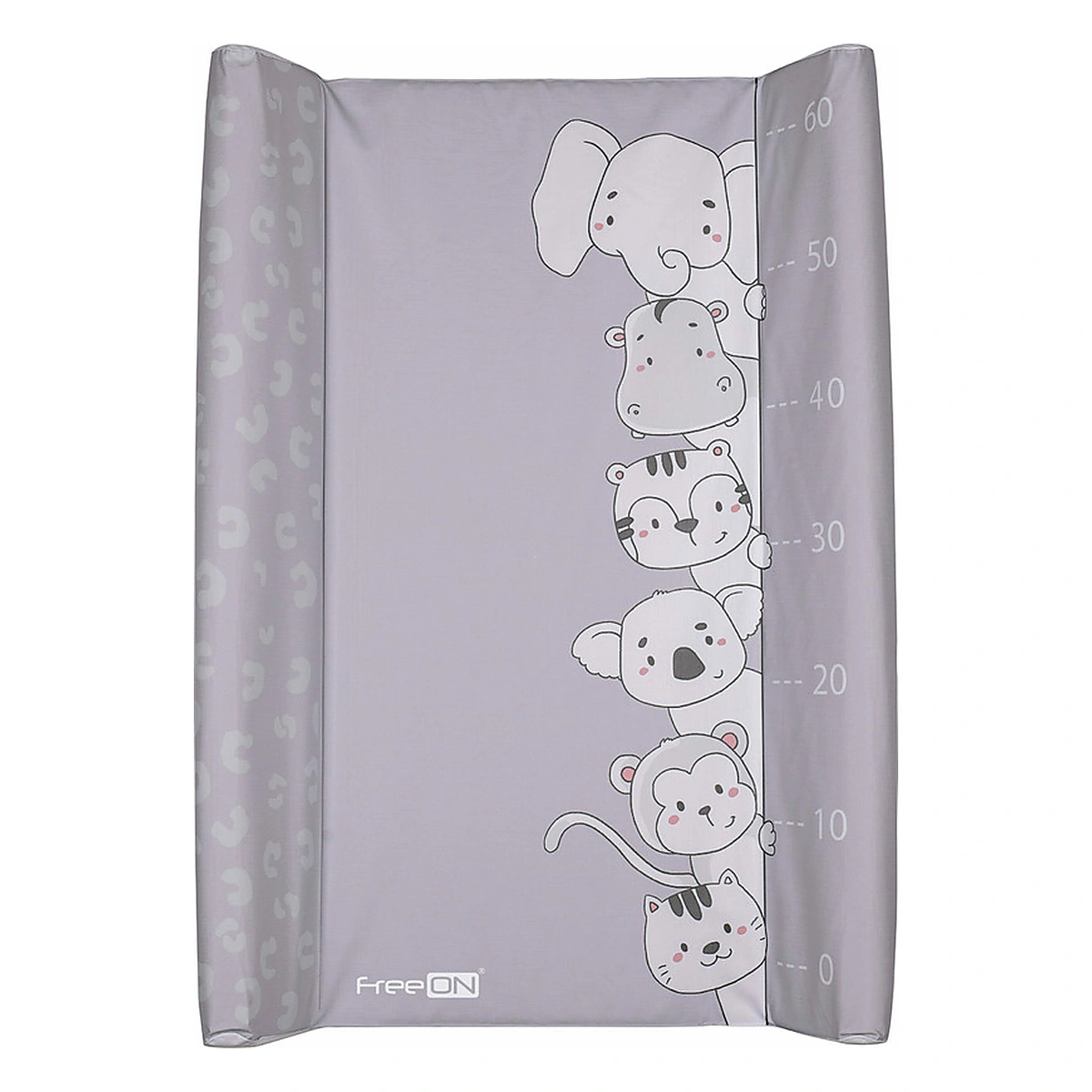 Saltelute de infasat - Saltea de infasat cu taliometru, Soft, FreeON, 70 x 50 cm, Animals 24 luni