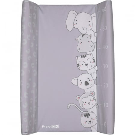 Saltelute de infasat - Saltea de infasat cu taliometru, Soft, FreeON, 70 x 50 cm, Animals
