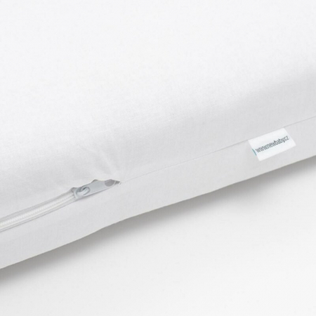 Saltea patut bebe, New Baby, Basic, Din spuma, Cu husa detasabila, 120x60x5 cm, 0 luni+, White [1]