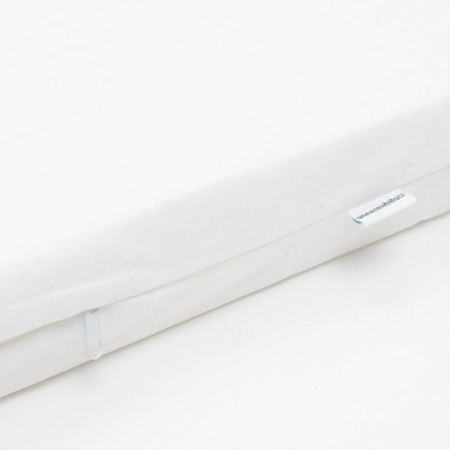 Saltea pentru patut, New Baby, 120x60x7 cm, Cu Aloe Vera, Compozitie Spuma-Cocos, Hipoalergenica si antibacteriana, Cu husa detasabila, Alb [2]