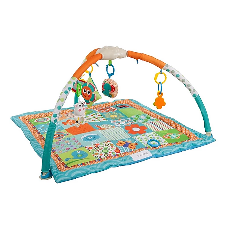 Jucarii bebelusi - Salteluta de joaca Sun Baby 031 Patchwork