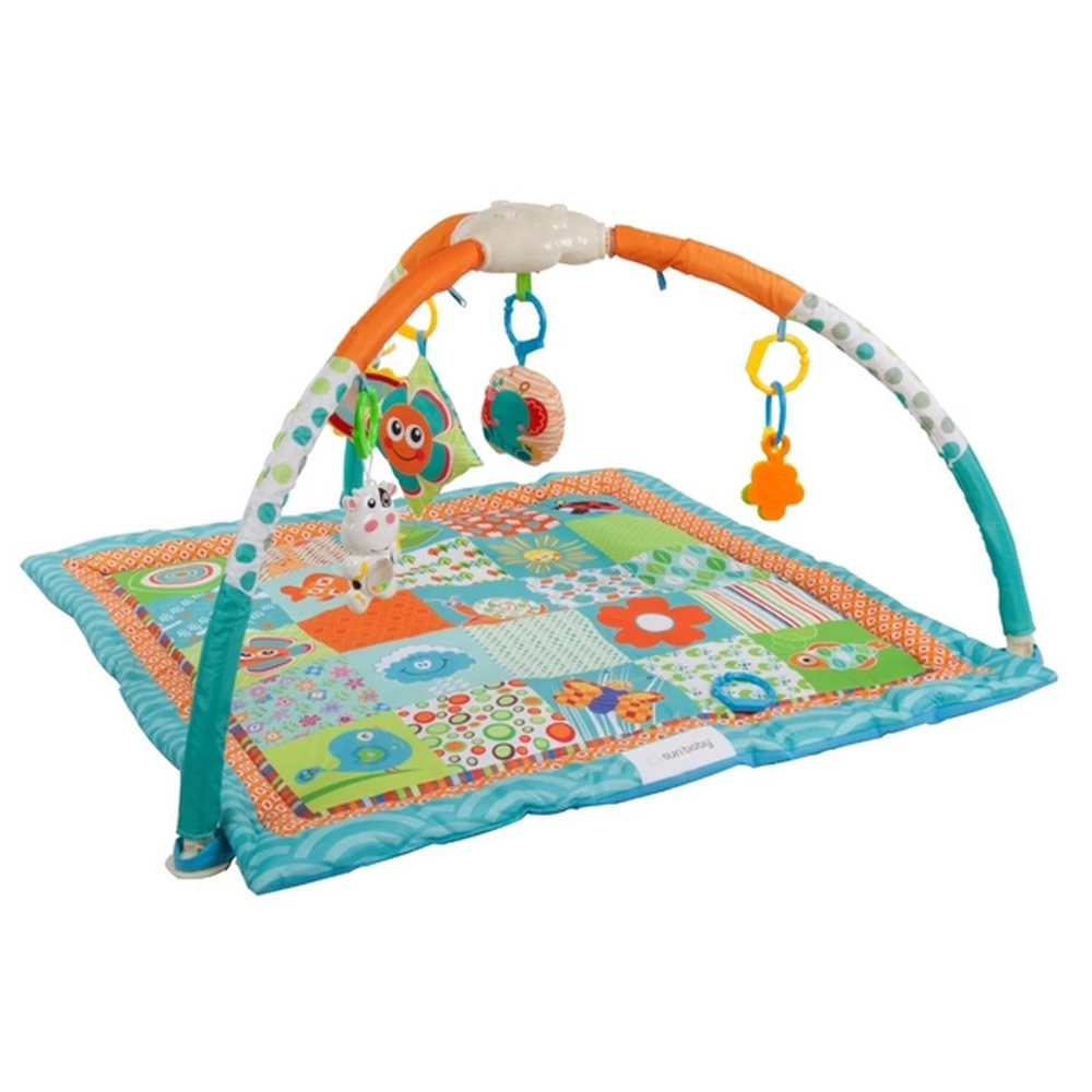 Saltelute si centre de activitati - Salteluta de joaca Sun Baby 031 Patchwork