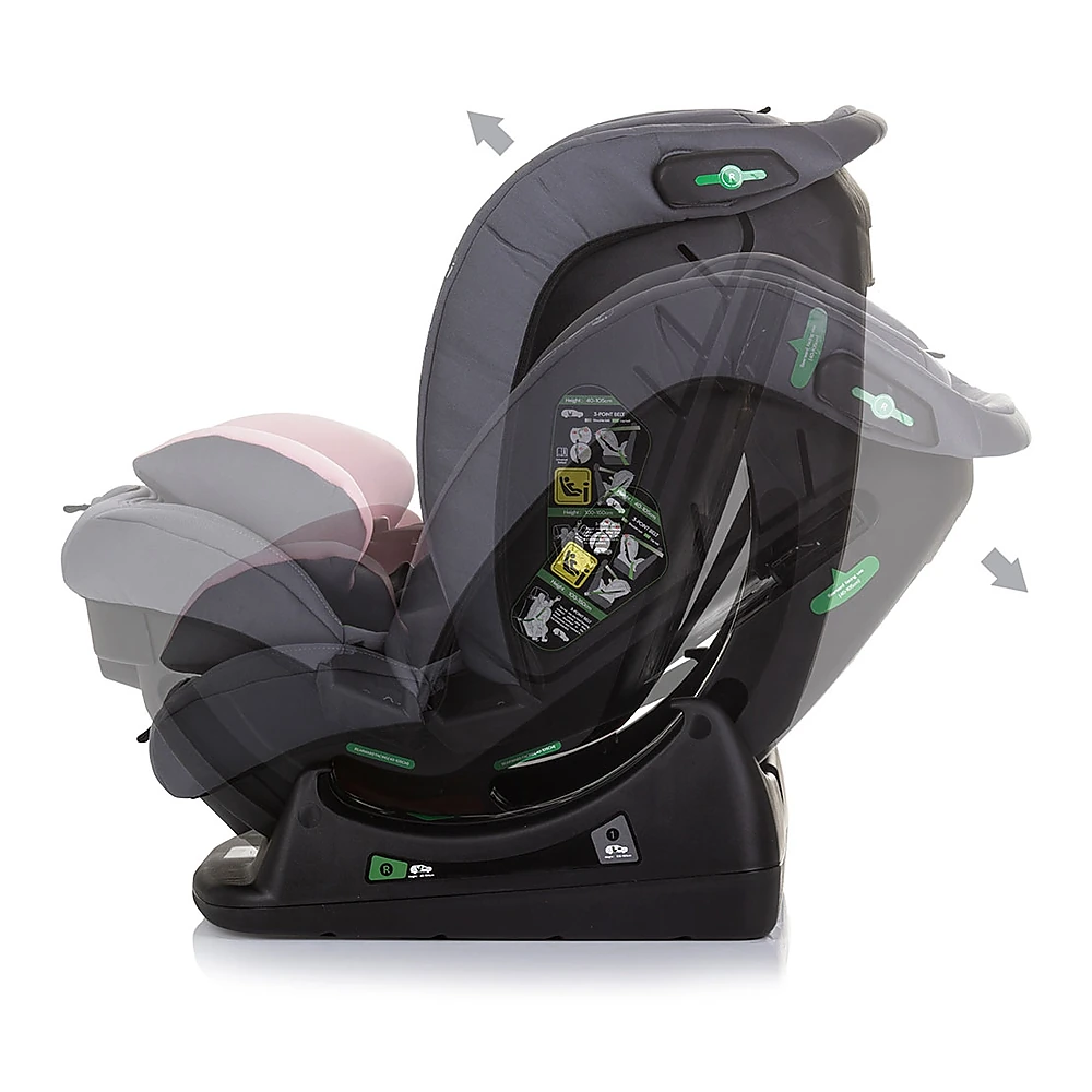 Scaun auto Chipolino Aviato I-Size 40-150 cm flamingo [4]