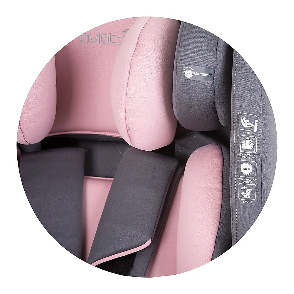 Scaun auto Chipolino Aviato I-Size 40-150 cm flamingo [7]