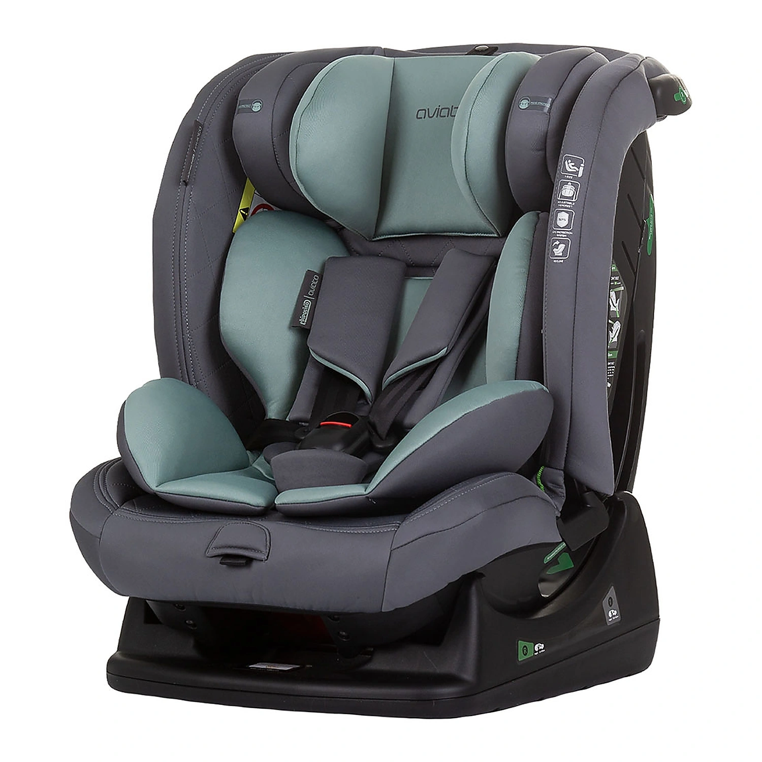 Scaune auto grupa 40-150 cm (0-36 kg) - Scaun auto Chipolino Aviato Pastel Green 40–150 cm i-Size