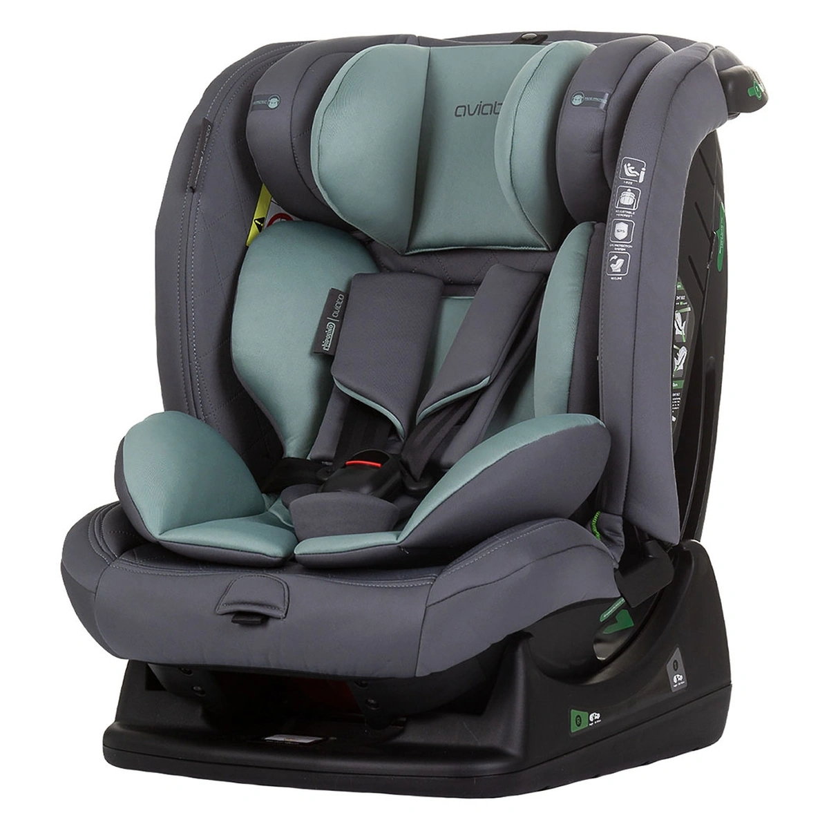 Scaune auto grupa 40-150 cm (0-36 kg) - Scaun auto Chipolino Aviato Pastel Green 40–150 cm i-Size