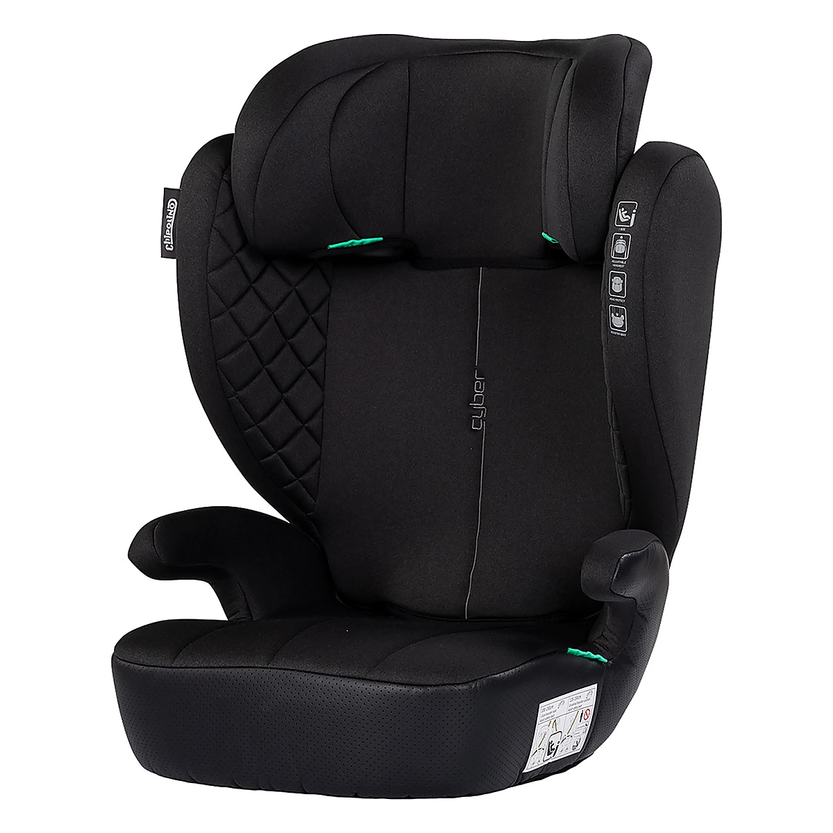 Scaune auto grupa 100-150 cm (15-36 kg) - Scaun auto Chipolino Cyber I-Size 100-150 cm, Noir