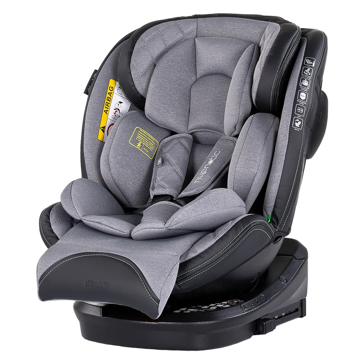 Scaune auto grupa 40-150 cm (0-36 kg) - Scaun auto Chipolino Hypnotic I-Size 40-150 cm cu sistem Isofix si sezut rotativ cloud