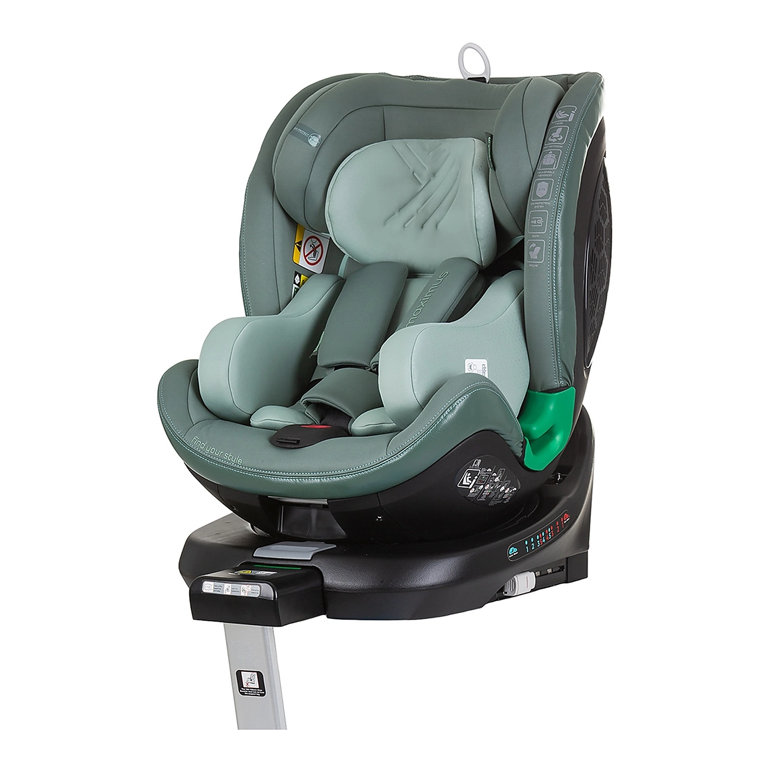 Scaune auto - Scaun auto Chipolino Maximus Isofix pastel green