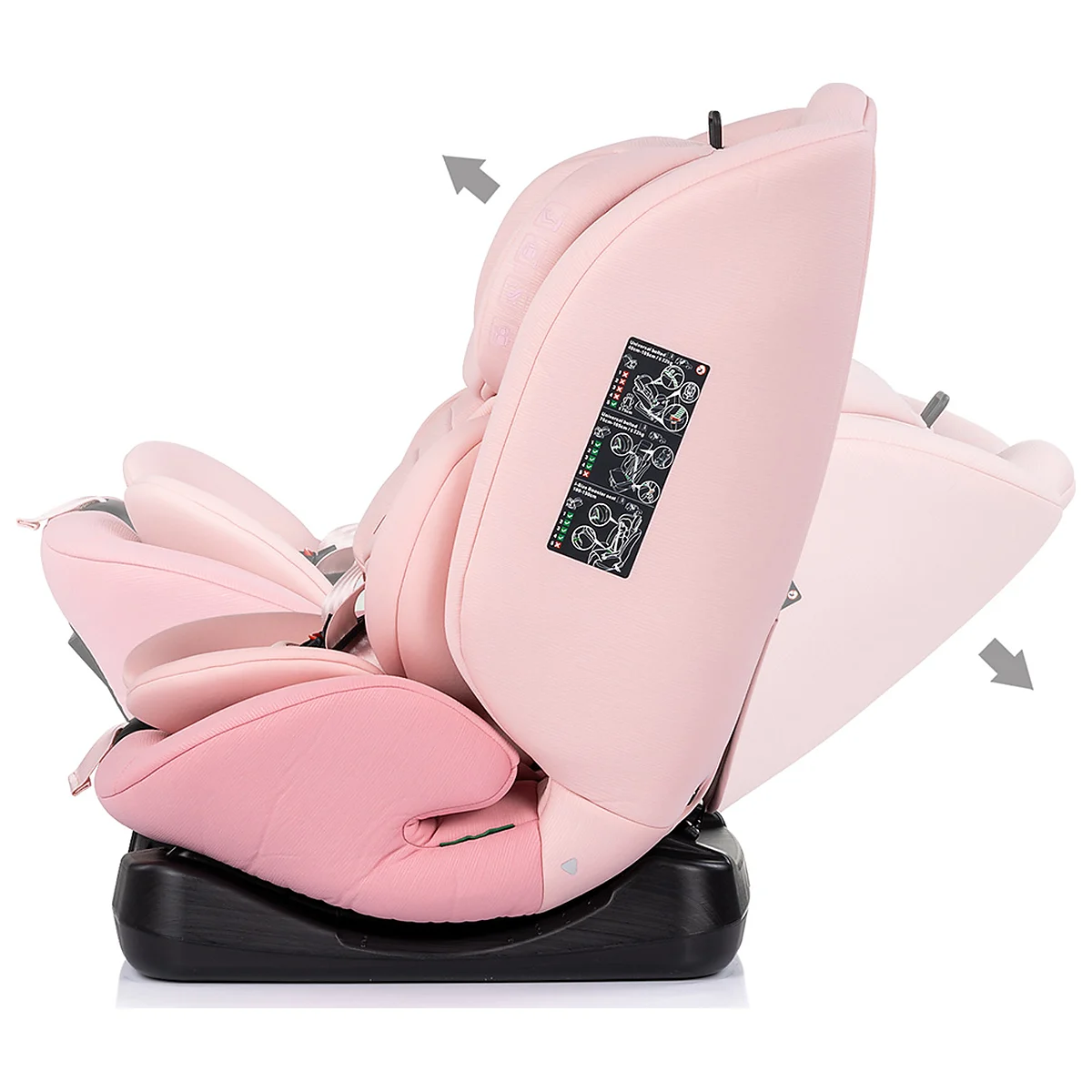 Scaun auto Chipolino Mondial I-Size 40-150 cm, Powder pink 12 ani [4]