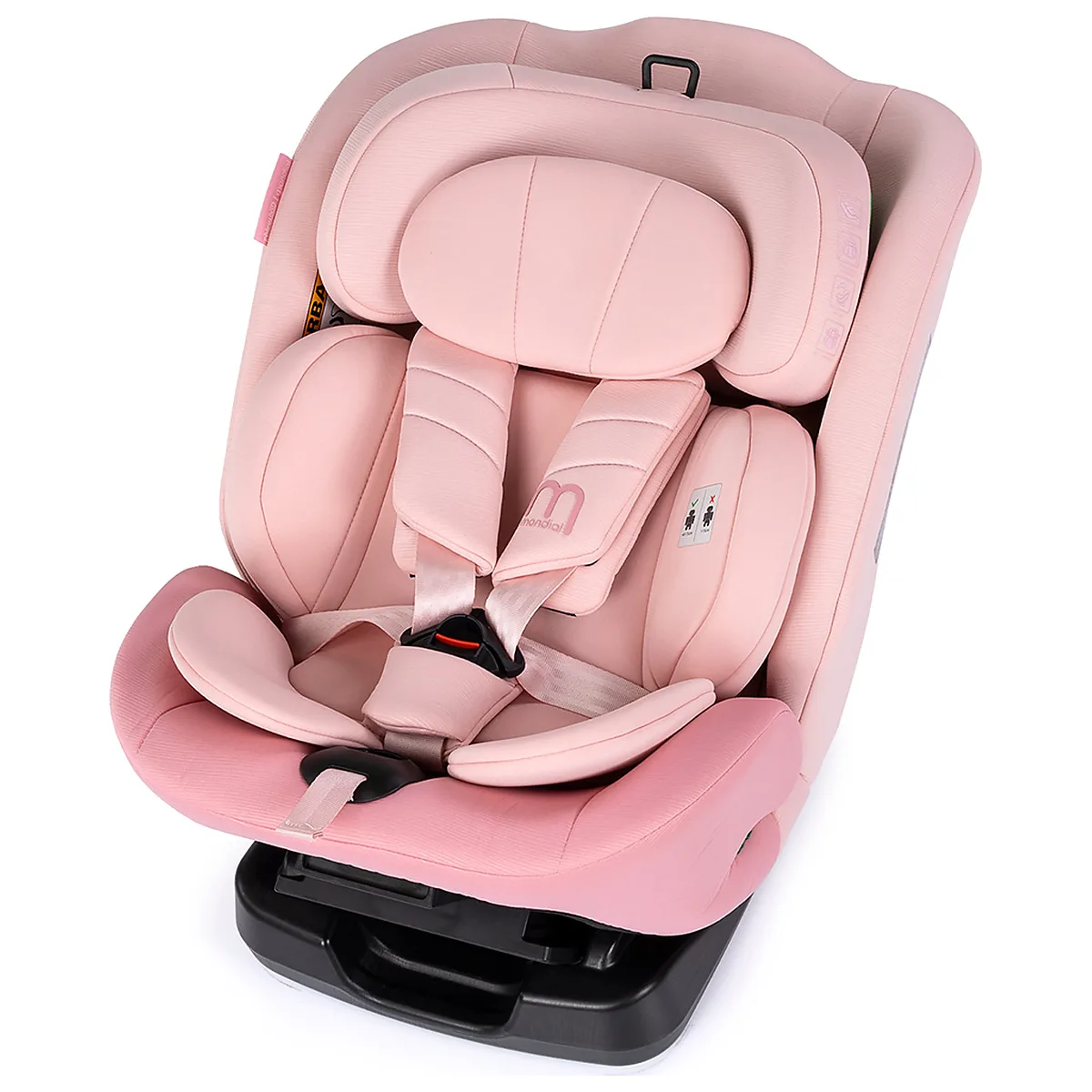 Scaun auto Chipolino Mondial I-Size 40-150 cm, Powder pink 12 ani [5]