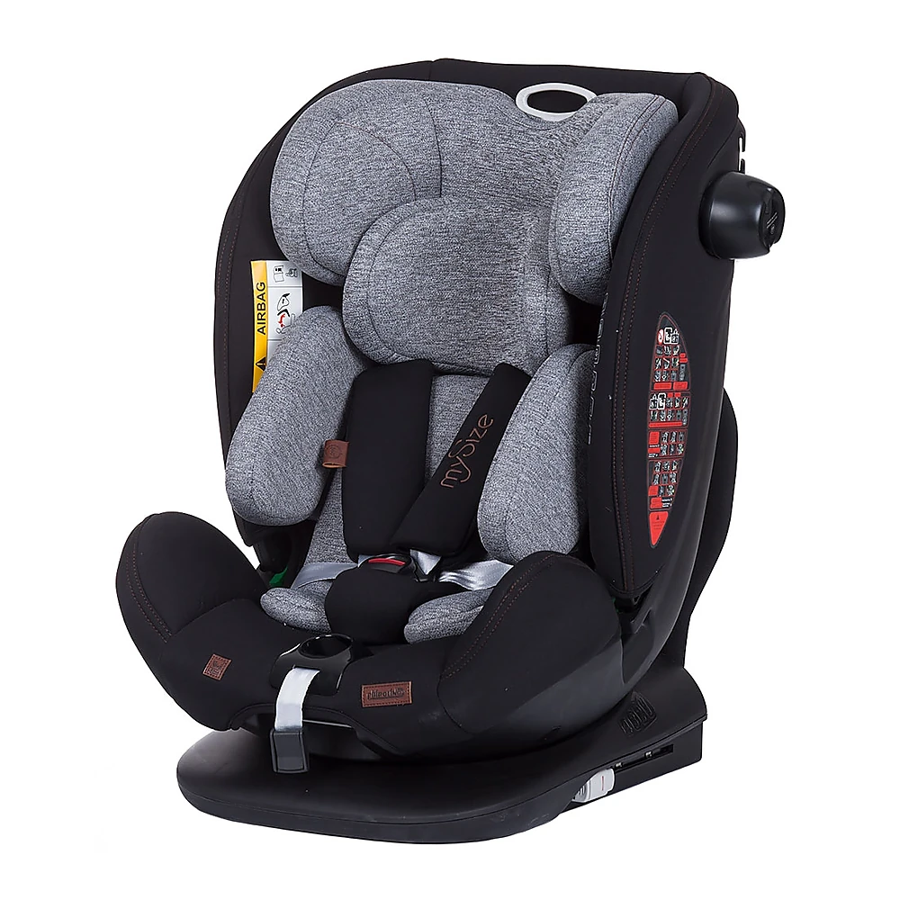 Scaune auto grupa 40-150 cm (0-36 kg) - Scaun auto Chipolino My Size 0-36 kg I-Size platinum cu sistem Isofix