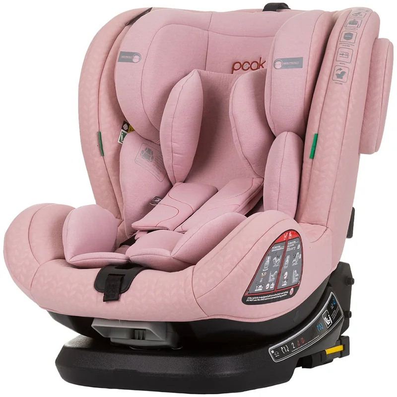 Scaune auto grupa 40-150 cm (0-36 kg) - Scaun auto Chipolino Peak Isofix Roz flamingo