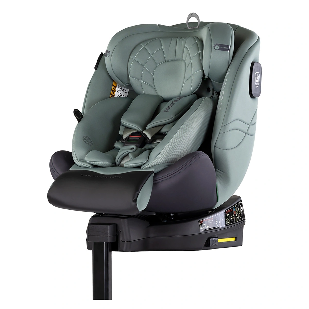 Scaune auto grupa 40-150 cm (0-36 kg) - Scaun auto Chipolino Premium I-Size 40-150 cm cu sistem Isofix, Basil