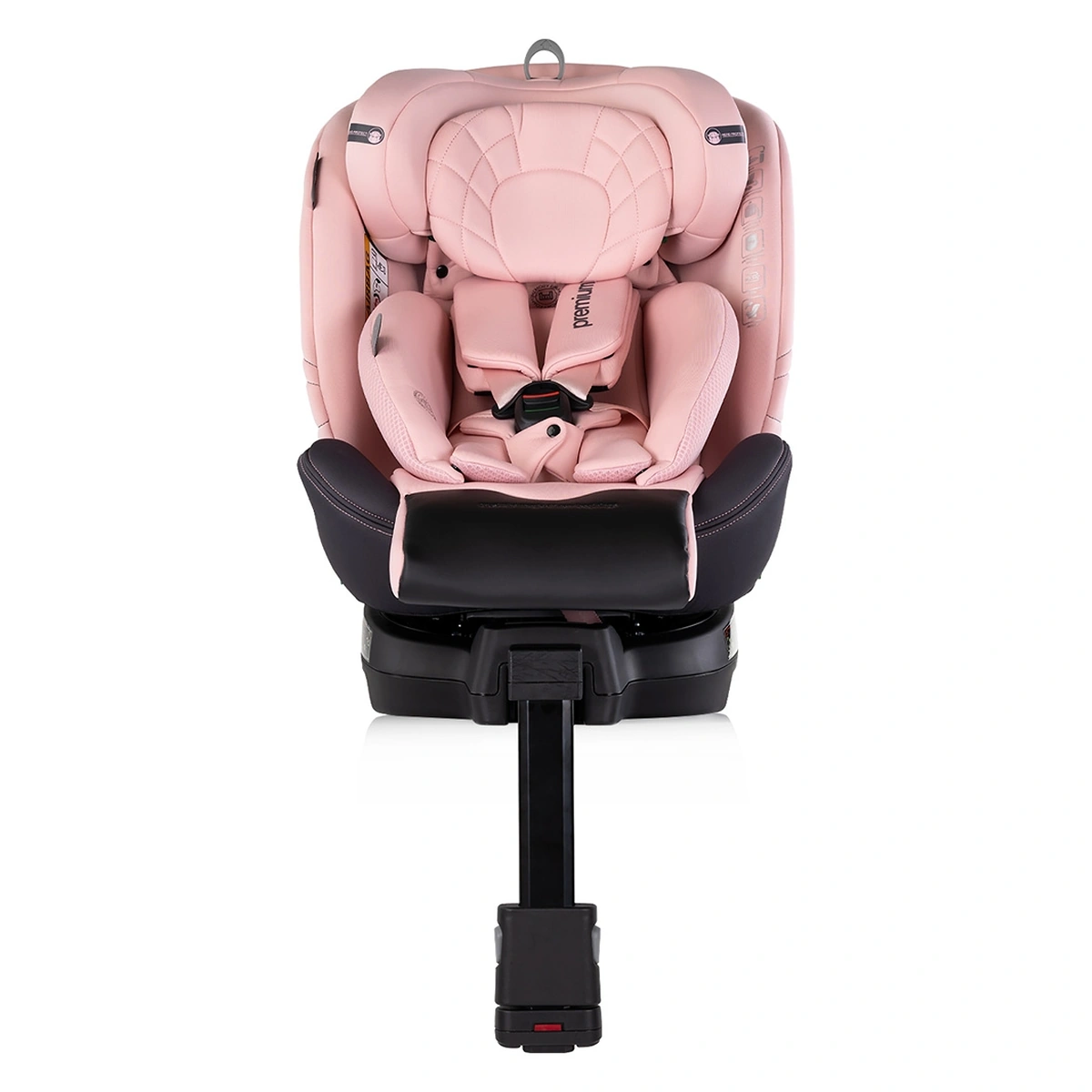 Scaun auto Chipolino Premium I-Size 40-150 cm cu sistem Isofix, Pink marshmallow - Roz 12 ani [2]