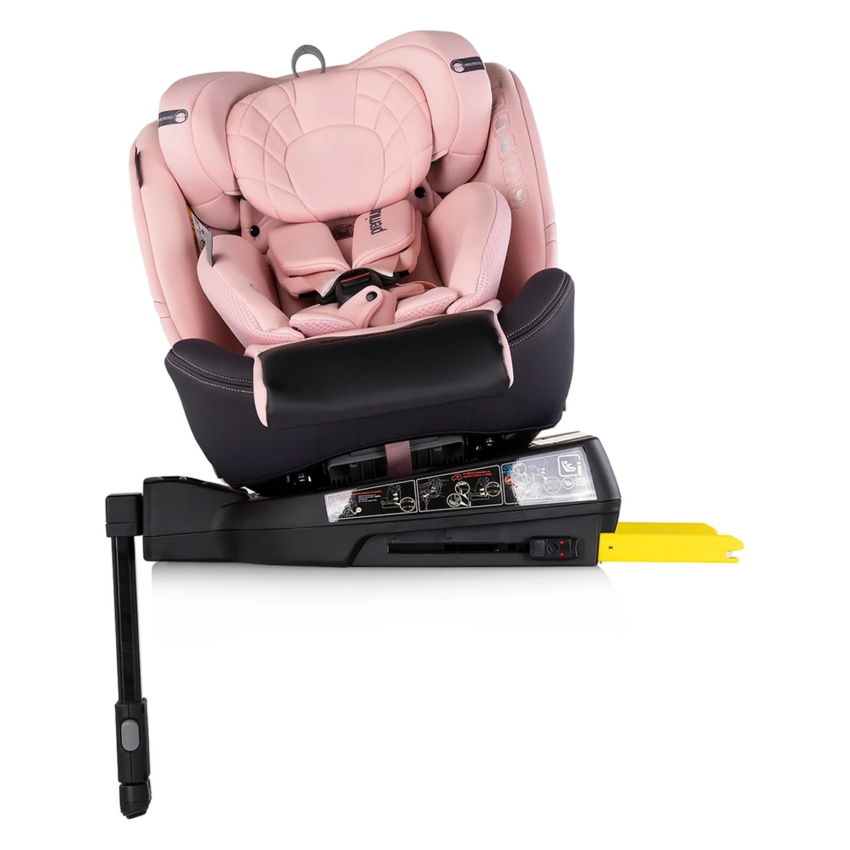 Scaun auto Chipolino Premium I-Size 40-150 cm cu sistem Isofix, Pink marshmallow - Roz 12 ani [5]