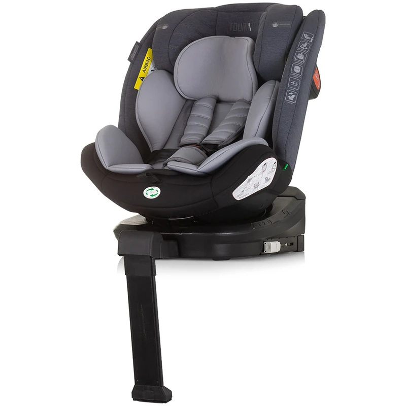 Scaun auto Chipolino Tourino Isofix Grey mix [3]