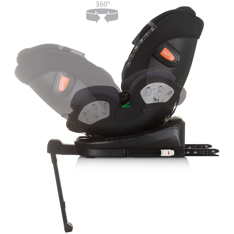 Scaun auto Chipolino Tourino Isofix Obsidian [8]